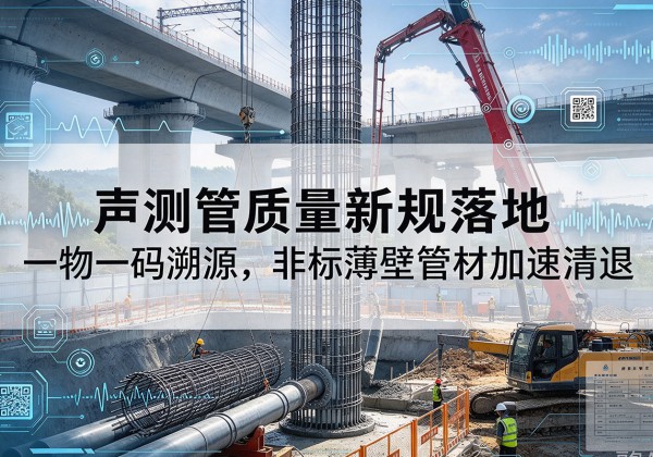 乌拉特前旗声测管质量新规落地，一物一码溯源，非标薄壁管材加速清退